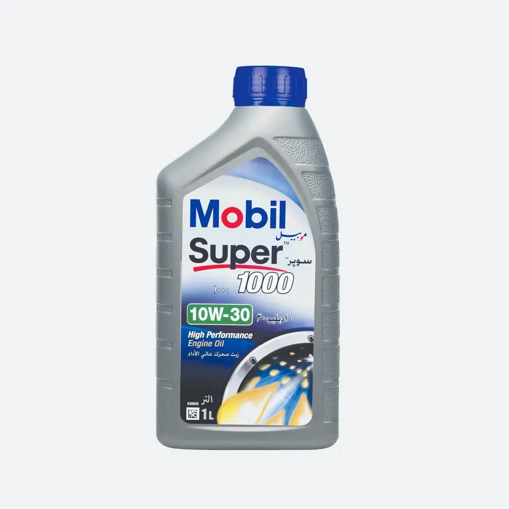 Mobil Super 1000 10W-30 high performance engine oil, 1 litre bottle